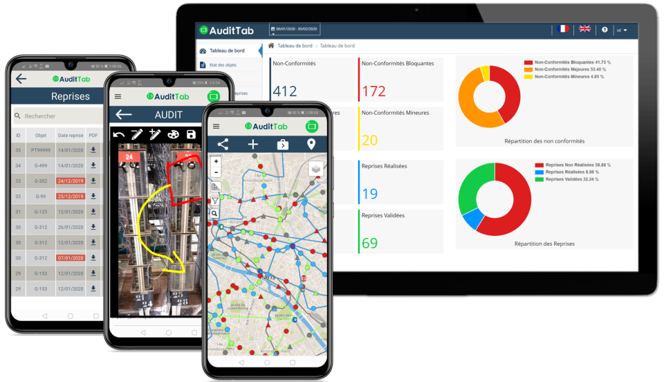 screenshot of Audit Tab